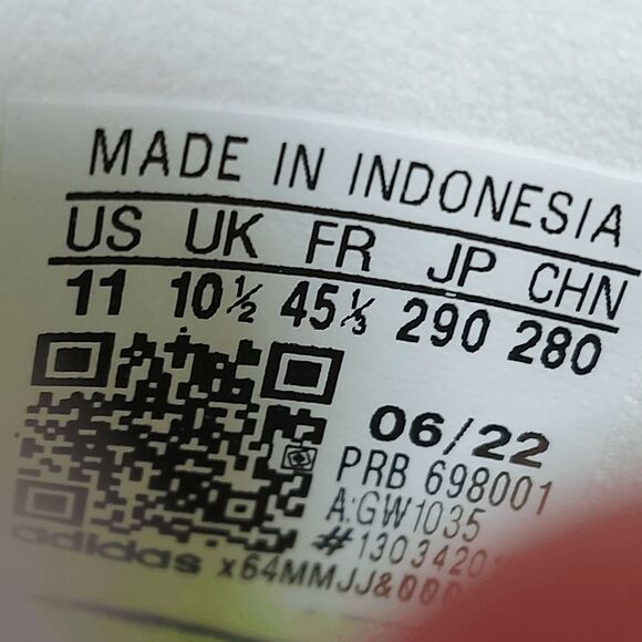 Adidas Predator Edge+ SG Soccer Cleats White Multi Color GW1035 Men's Size 11 - Picture 7 of 7